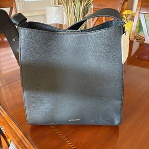 Love & Lore Black Tote Bag NWT